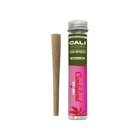 CALI CONES Sage 30mg Full Spectrum CBD Infused Cone - Candyland Kush - Smoking Products