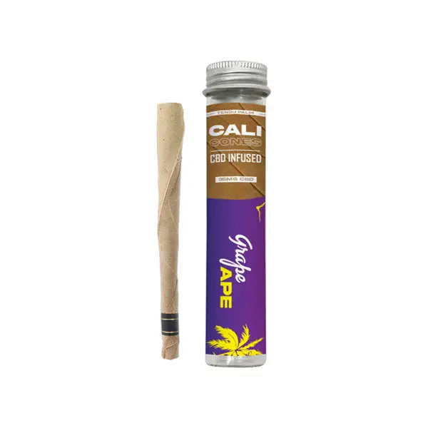 CALI CONES Tendu 30mg Full Spectrum CBD Infused Palm Cone - Grape Ape - Smoking Products
