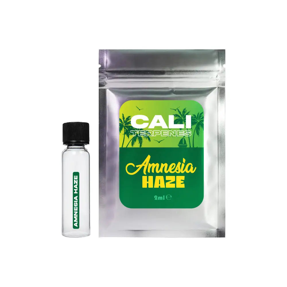 CALI TERPENES Premium USA Grown Terpene Extracts - 2ml - Amnesia Haze - CBD Products