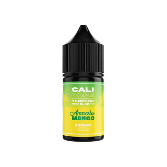 CALI VAPE 250mg Full Spectrum CBD E-liquid 10ml (60PG/40VG) - Amnesia Mango - CBD Products