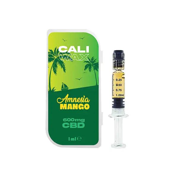 CALI Wax 600mg Full Spectrum CBD - 1ml - Amnesia Mango - CBD Products