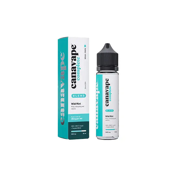 Canavape 1800mg Full-Spectrum CBD + CBG E-liquid 50ml (30VG/70PG) - CBD Products