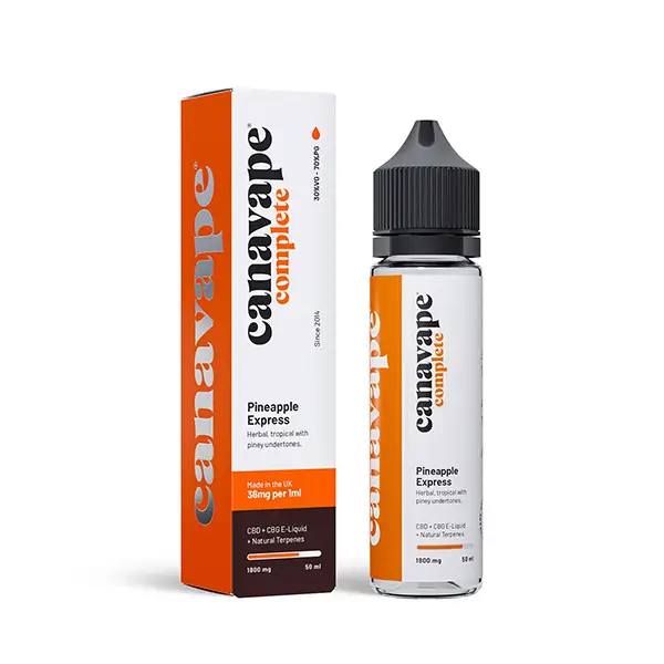 Canavape 1800mg Full-Spectrum CBD + CBG E-liquid 50ml (30VG/70PG) - CBD Products