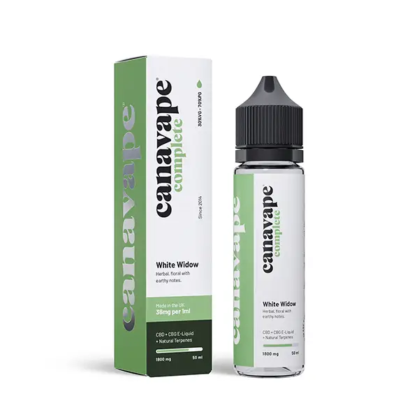Canavape 1800mg Full-Spectrum CBD + CBG E-liquid 50ml (30VG/70PG) - CBD Products
