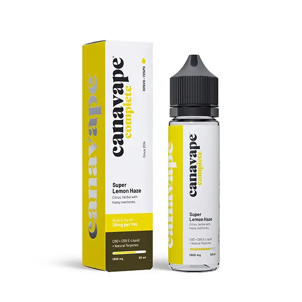 Canavape 1800mg Full Spectrum CBD + CBG E liquid 50ml (30VG/70PG) CBD Products