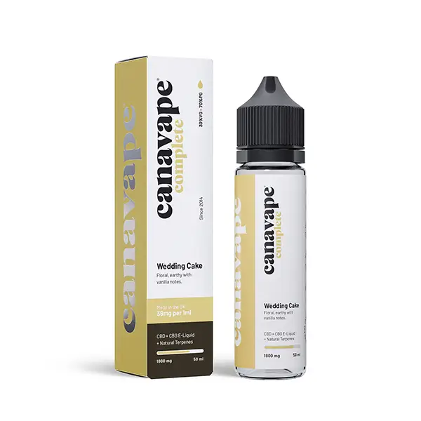 Canavape 1800mg Full-Spectrum CBD + CBG E-liquid 50ml (30VG/70PG) - CBD Products