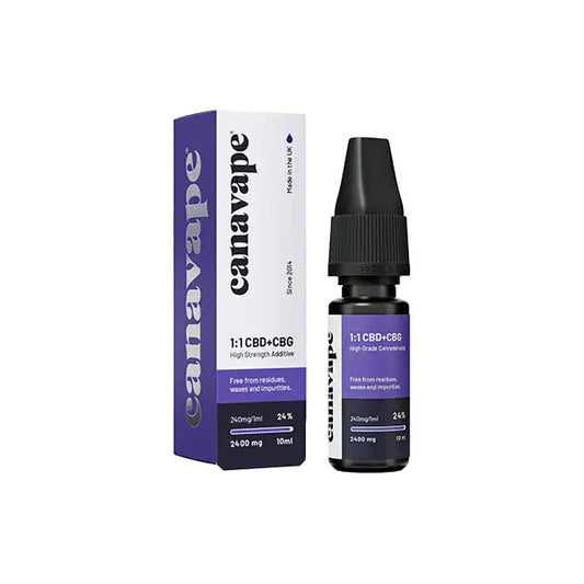 Canavape 2400mg 24% Broad Spectrum CBD & CBG Shot 10ml - CBD Products