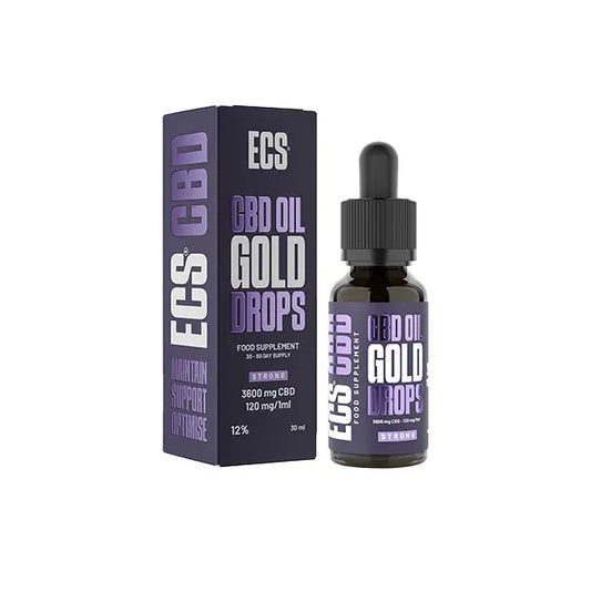 Canavape 3600mg 12% ECS CBD Oil 30ml - CBD Products