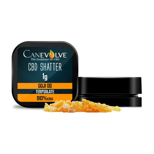 Canevolve 900mg CBD Shatter 1g - Goji OG - CBD Products