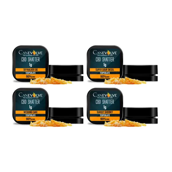 Canevolve 900mg CBD Shatter 1g - CBD Products