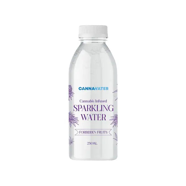 Cannawater Cannabis Infused Forbidden Fruits Sparkling Water 250ml bottle