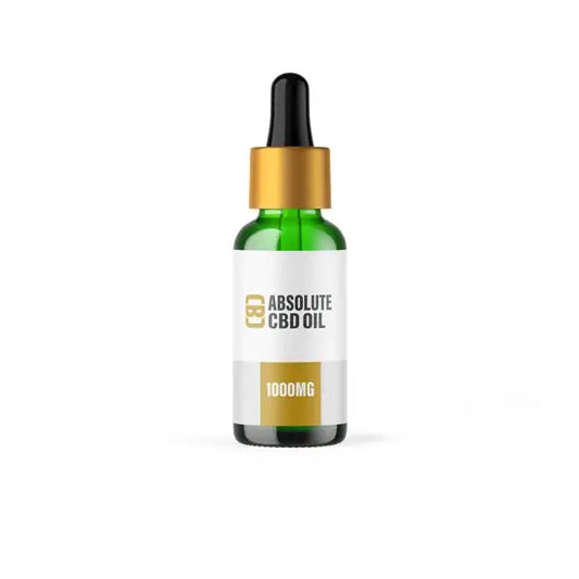 CBD Asylum 1000mg Absolute CBD Oil 20ml (BUY 1 GET 2 FREE) - CBD Products