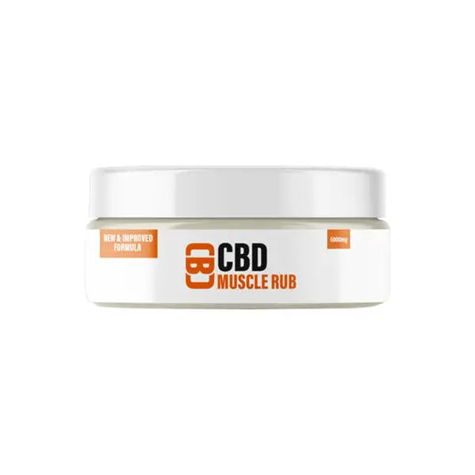 CBD Asylum 5000mg CBD 100ml Muscle Rub Balm (BUY 1 GET 2 FREE) - CBD Products