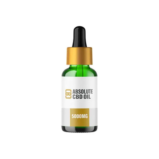 CBD Asylum 5000mg Absolute CBD Oil 20ml (BUY 1 GET 2 FREE) - CBD Products
