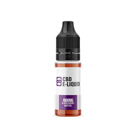 CBD Asylum 500mg CBD E-liquid 10ml (70PG/30VG) (BUY 1 GET 2 FREE) - Blackcurrant Menthol - CBD Products