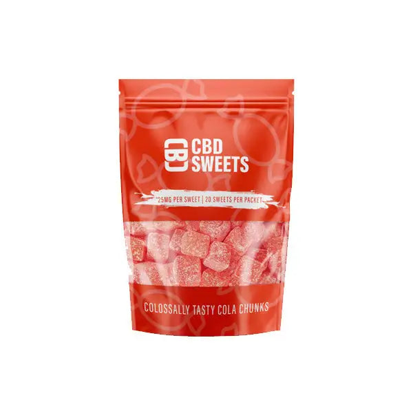 CBD Asylum 500mg CBD Sweets (BUY 1 GET 2 FREE) - Cola Cubes - CBD Products