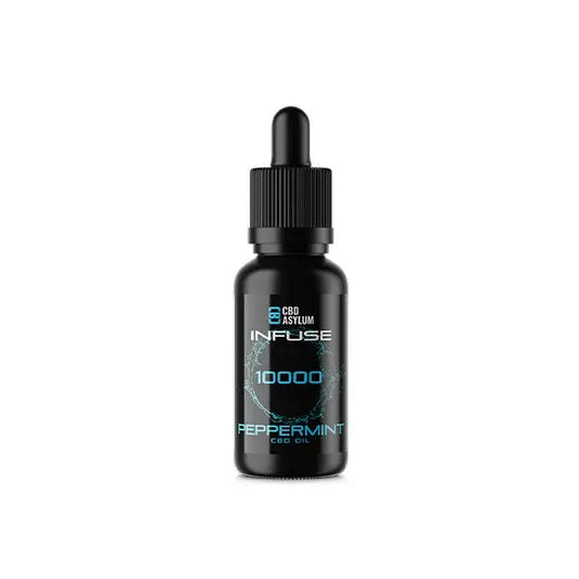 CBD Asylum Infuse 10000mg CBD Peppermint Oil - 30ml (BUY 1 GET 2 FREE) - CBD Products