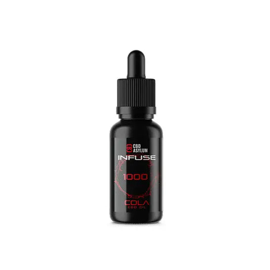 CBD Asylum Infuse 1000mg CBD Cola Oil - 30ml (BUY 1 GET 2 FREE) - CBD Products
