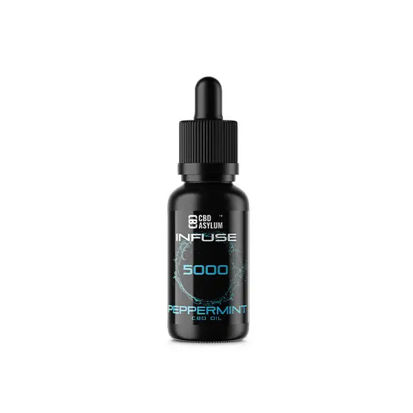 CBD Asylum Infuse 5000mg CBD Peppermint Oil - 30ml (BUY 1 GET 2 FREE) - CBD Products