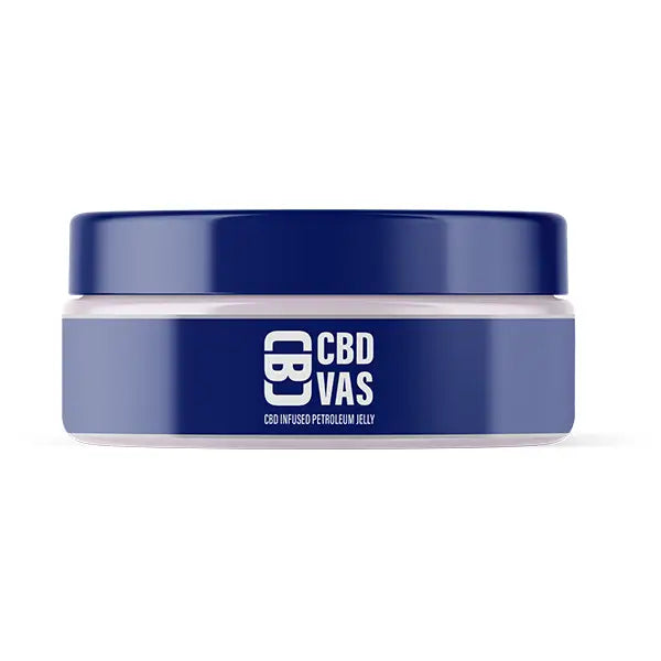 CBD Asylum VAS Pure Petroleum Jelly container with 1000mg CBD for skincare