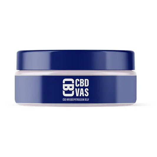 CBD Asylum VAS Pure Petroleum Jelly container with 1000mg CBD for skincare