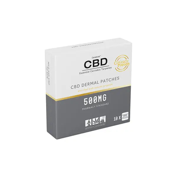 CBD by British Cannabis 500mg CBD Dermal CBD Patches - 10 Patches - CBD Products