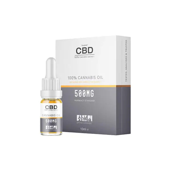 CBD by British Cannabis 500mg CBD Cannabis Oil Drops 10ml - CBD Products
