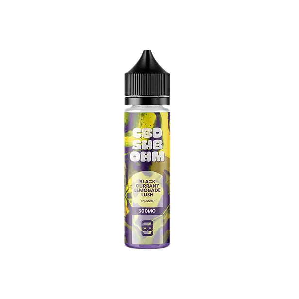 CBD Sub Ohm 500mg CBD E-liquid 50ml (70VG/30PG) (BUY 1 GET 2 FREE) - CBD Products