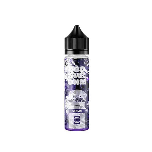 CBD Sub Ohm 500mg CBD E-liquid 50ml (70VG/30PG) (BUY 1 GET 2 FREE) - Blackcurrant Ice-N-Berg - CBD Products