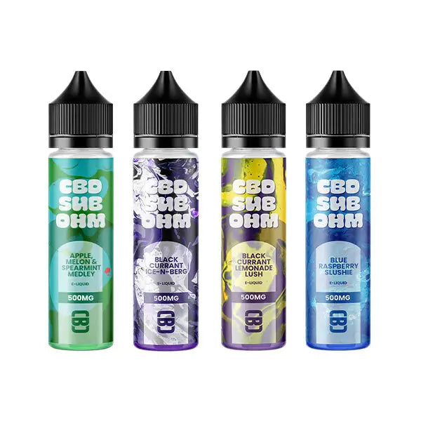 CBD Sub Ohm 500mg CBD E-liquid 50ml (70VG/30PG) (BUY 1 GET 2 FREE) - CBD Products