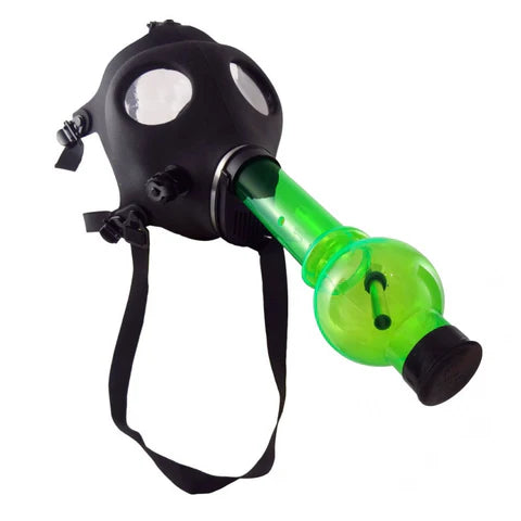 Gas Mask with Acrylic Water Pipe