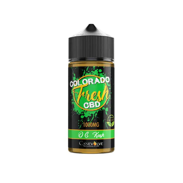 Colorado Fresh 1000mg CBD Vaping Liquid 100ml (50PG/50VG) - CBD Products