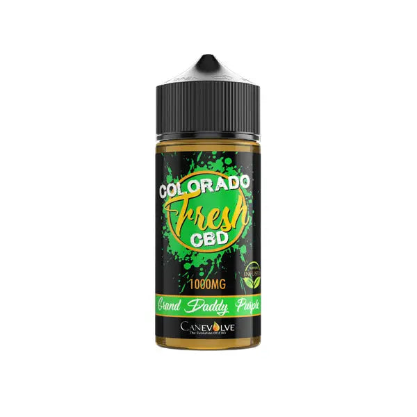 Colorado Fresh 1000mg CBD Vaping Liquid 100ml (50PG/50VG) - CBD Products