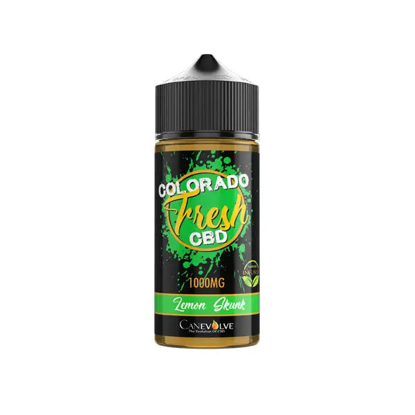 Colorado Fresh 1000mg CBD Vaping Liquid 100ml (50PG/50VG) - CBD Products