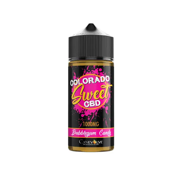 Colorado Sweet 1000mg CBD Vaping Liquid 100ml (50PG/50VG) - CBD Products