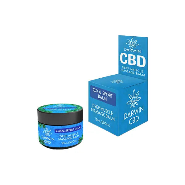 Darwin CBD 500mg Cool Sport Balm - 10ml - CBD Products