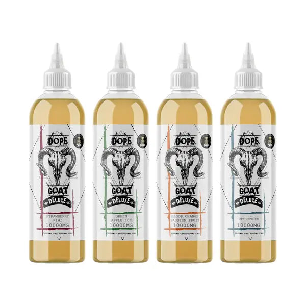 Dope Goat Deluxe 10,000 CBD + CBG E-liquid 250ml (30VG/70PG) - CBD Products
