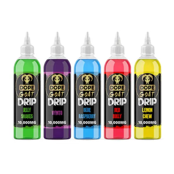 Dope Goat Drip 10,000mg CBD Vaping Liquid 250ml (70PG/30VG) - CBD Products