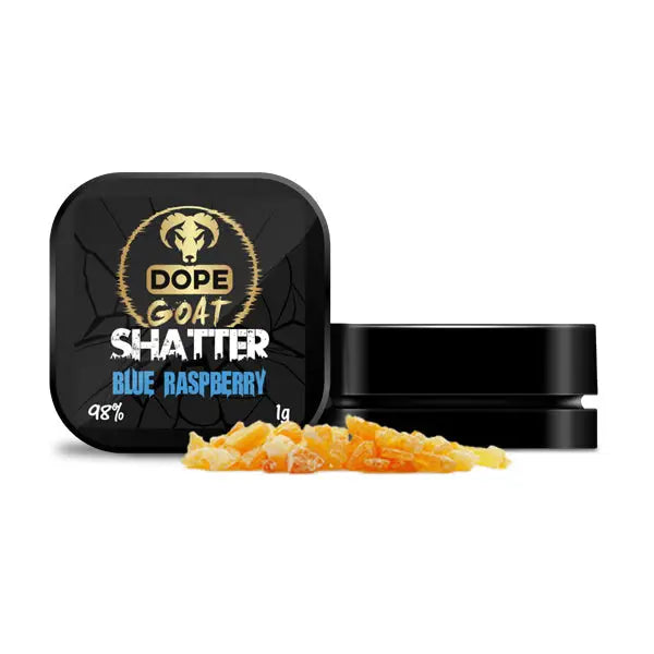 Dope Goat Shatter 98% CBD 1g - Blue Raspberry - CBD Products