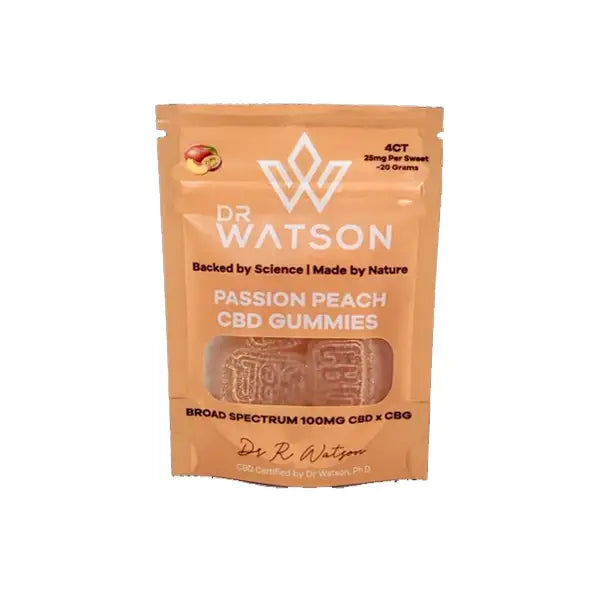 Dr Watson 100mg CBD Hemp Gummies Pack of 4 - CBD Products