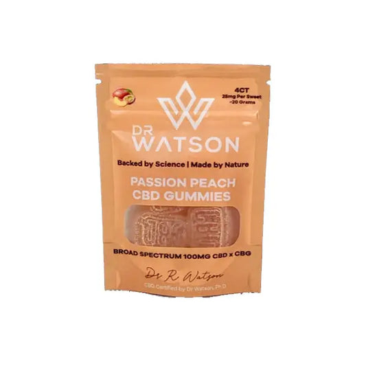 Dr Watson 100mg CBD Hemp Gummies Pack of 4 - CBD Products