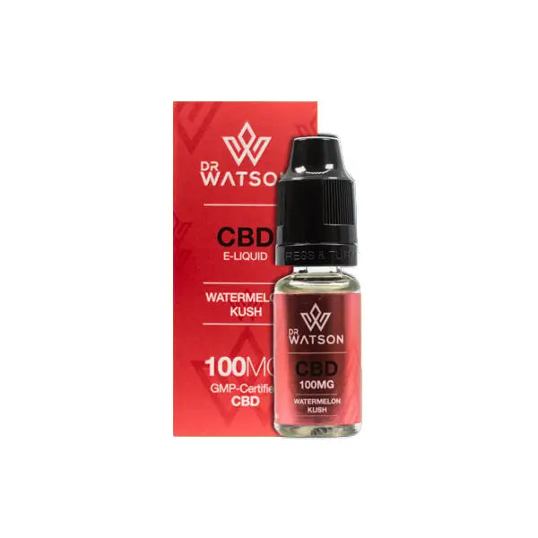 Dr Watson 100mg CBD Vaping Liquid 10ml - Menthol - CBD Products