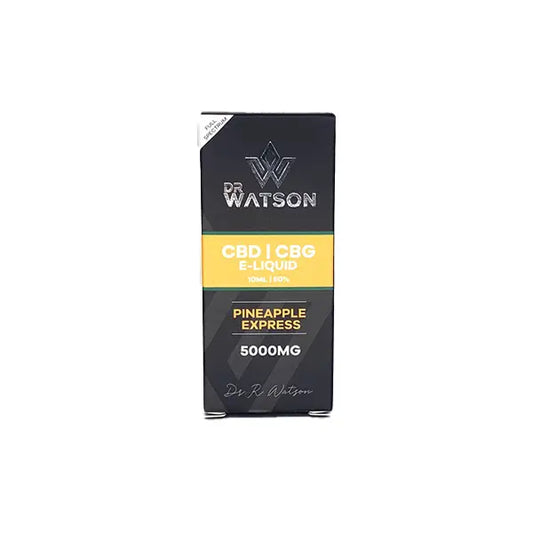 Dr Watson 5000mg CBD E-Liquid Pineapple Express - 10ml - CBD Products
