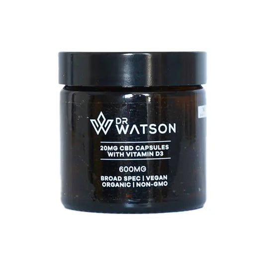 Dr Watson 600mg CBD Capsules - 30 Caps - CBD Products