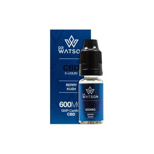 Dr Watson 600mg CBD Vaping Liquid 10ml - Berry Kush - CBD Products