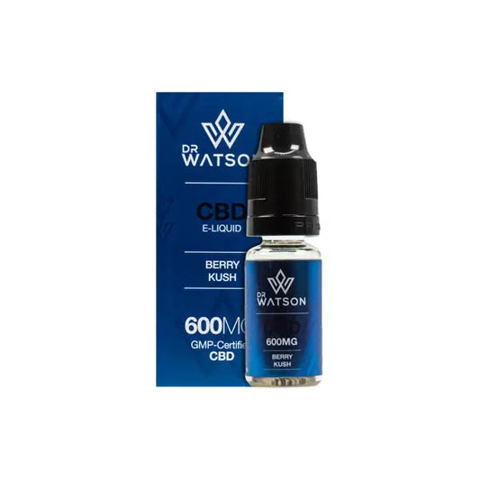 Dr Watson 600mg CBD Vaping Liquid 10ml - Berry Kush - CBD Products
