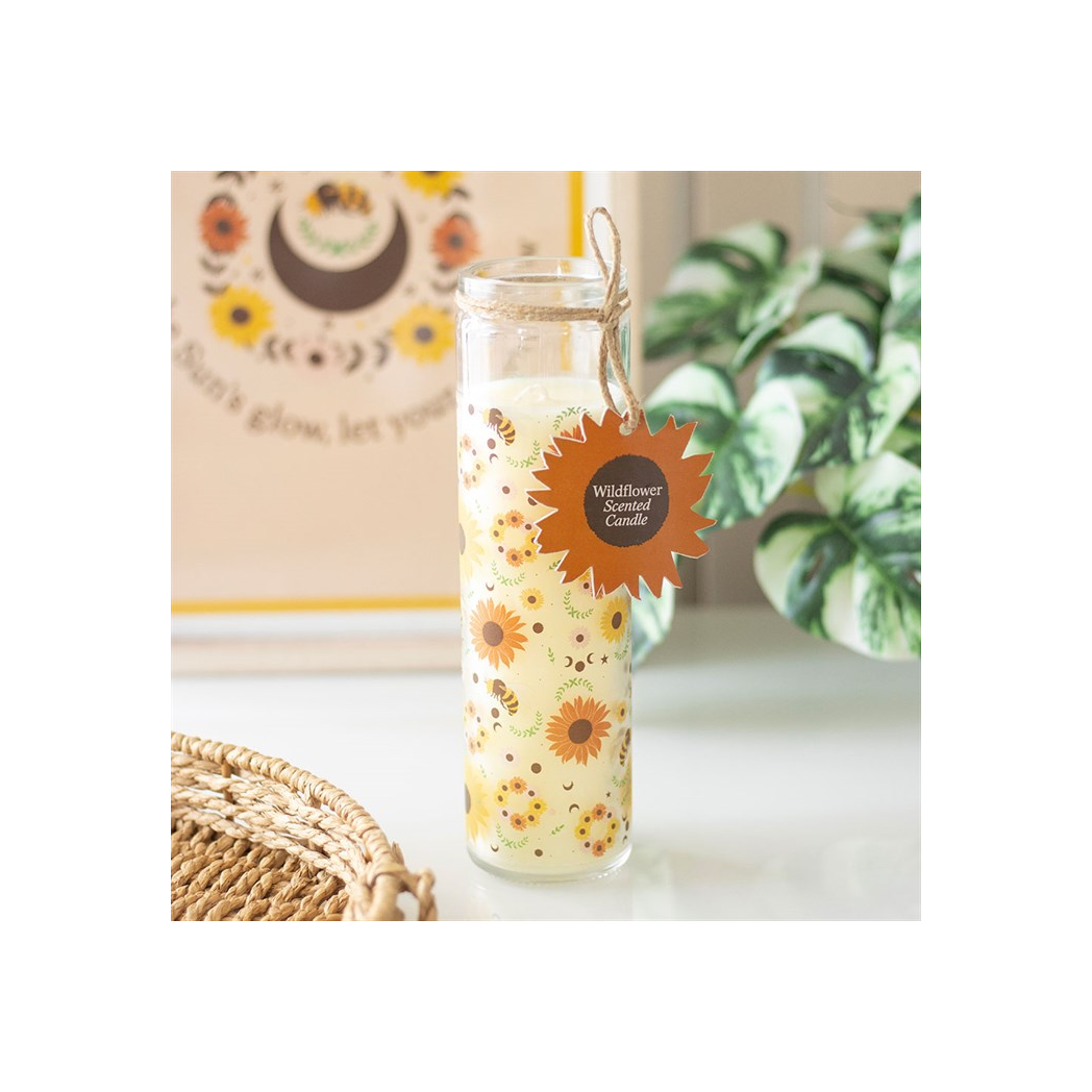 Bee Radiant Wildflower Tube Candle