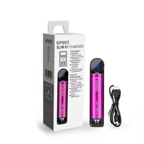 Efest Slim K1 Charger - Vaping Products