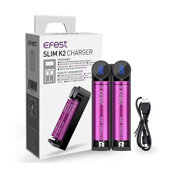 Efest Slim K2 Charger - Vaping Products