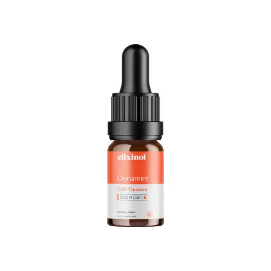 Elixinol 1000mg CBD Oil Tinctures - 10ml - Cinnamint - CBD Products